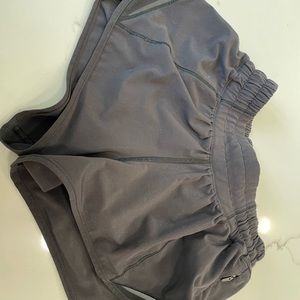Lululemon hotty hot, low rise, size 0, 2.5 inch athletic shorts.